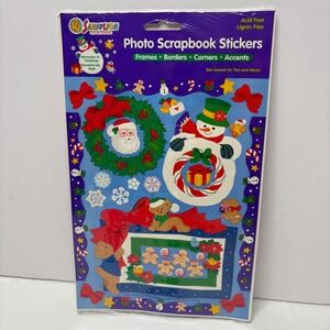 VTG 90s New SandyLion Stickers Christmas‎ Holiday Theme Acid Free Lignin Free